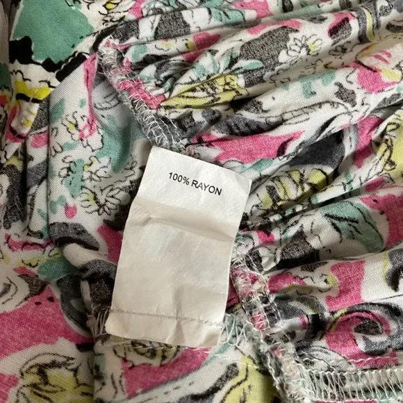 Betsey Johnson Multicolor Peplum Sleeveless Top - Picture 4 of 4